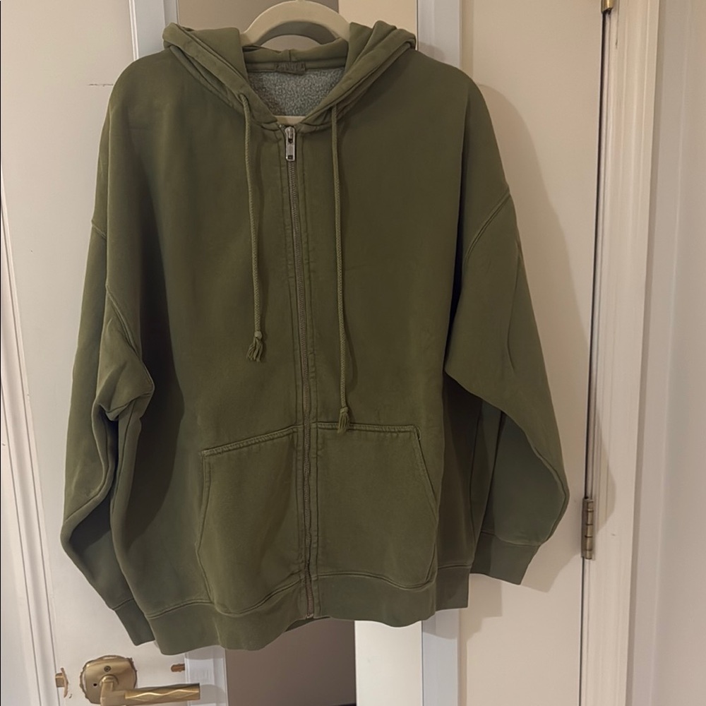 Brandy Melville Olive Green Hoodie